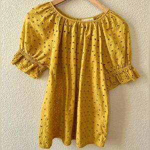 Universal Thread  Eyelet Blouse Women’s Size XS
